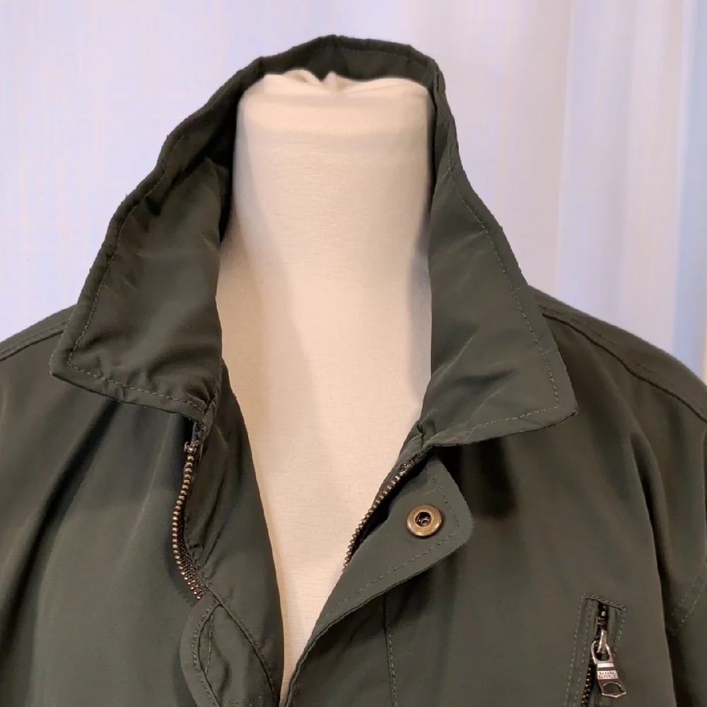 Men's Banana Republic x Schoeller Switzerland Olive Bomber Jacket
